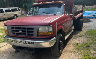 Ford-super-duty-dump-diesel-1992-red-4