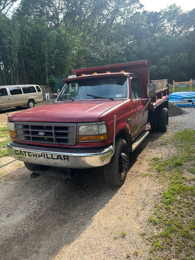 Ford-super-duty-dump-diesel-1992-red-4