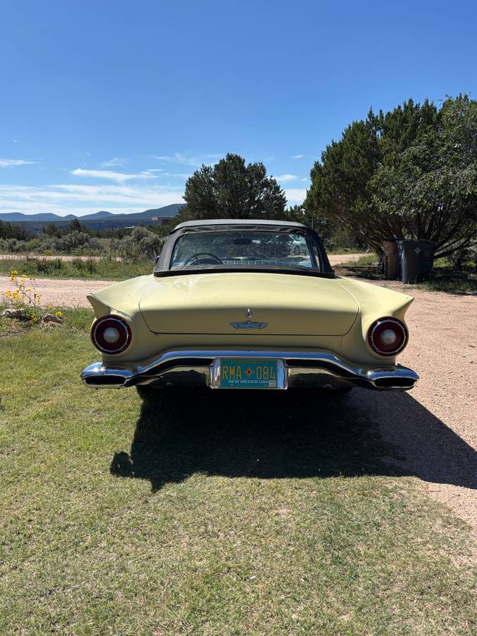 Ford-thunderbird-1957-yellow-11