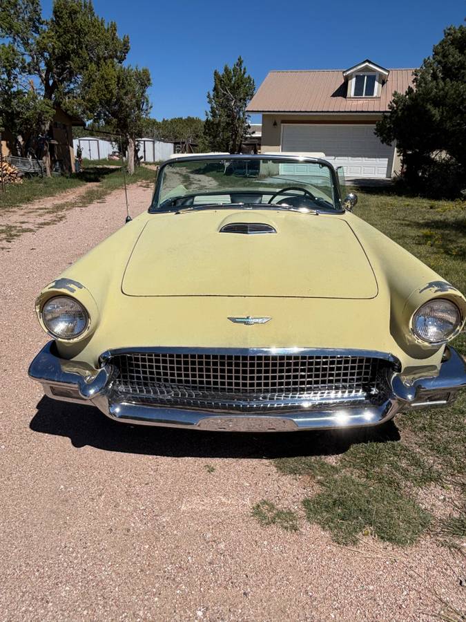 Ford-thunderbird-1957-yellow-4