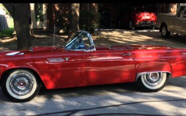 Ford-thunderbird-classic-1955-red