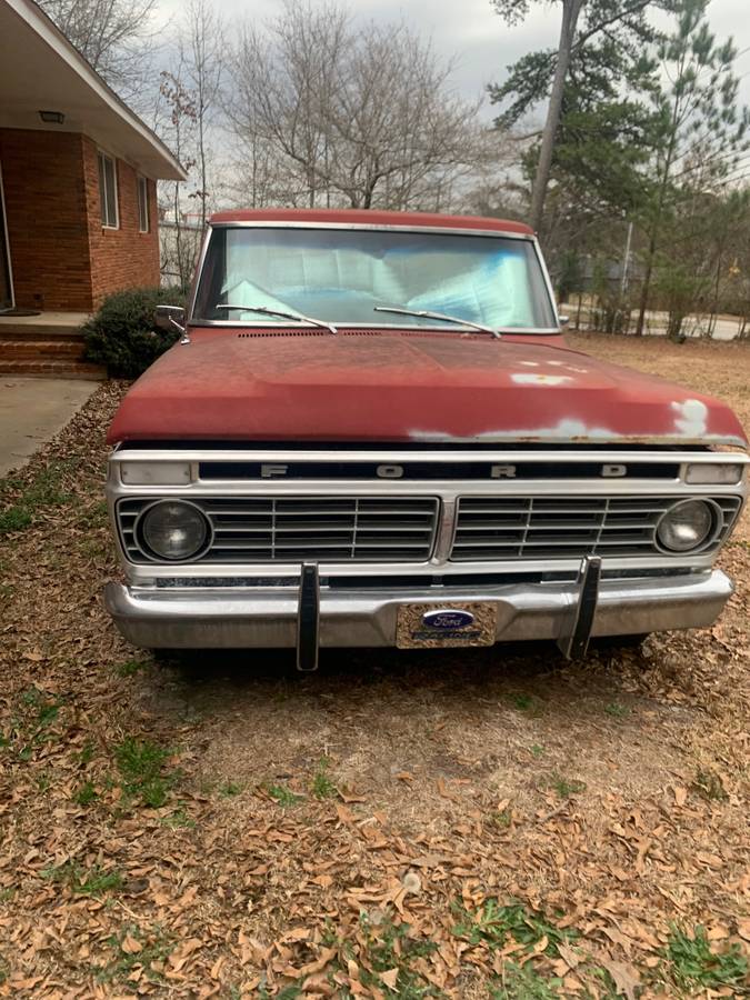 Ford-truck-f100-2wd-xlt-1973-red-1