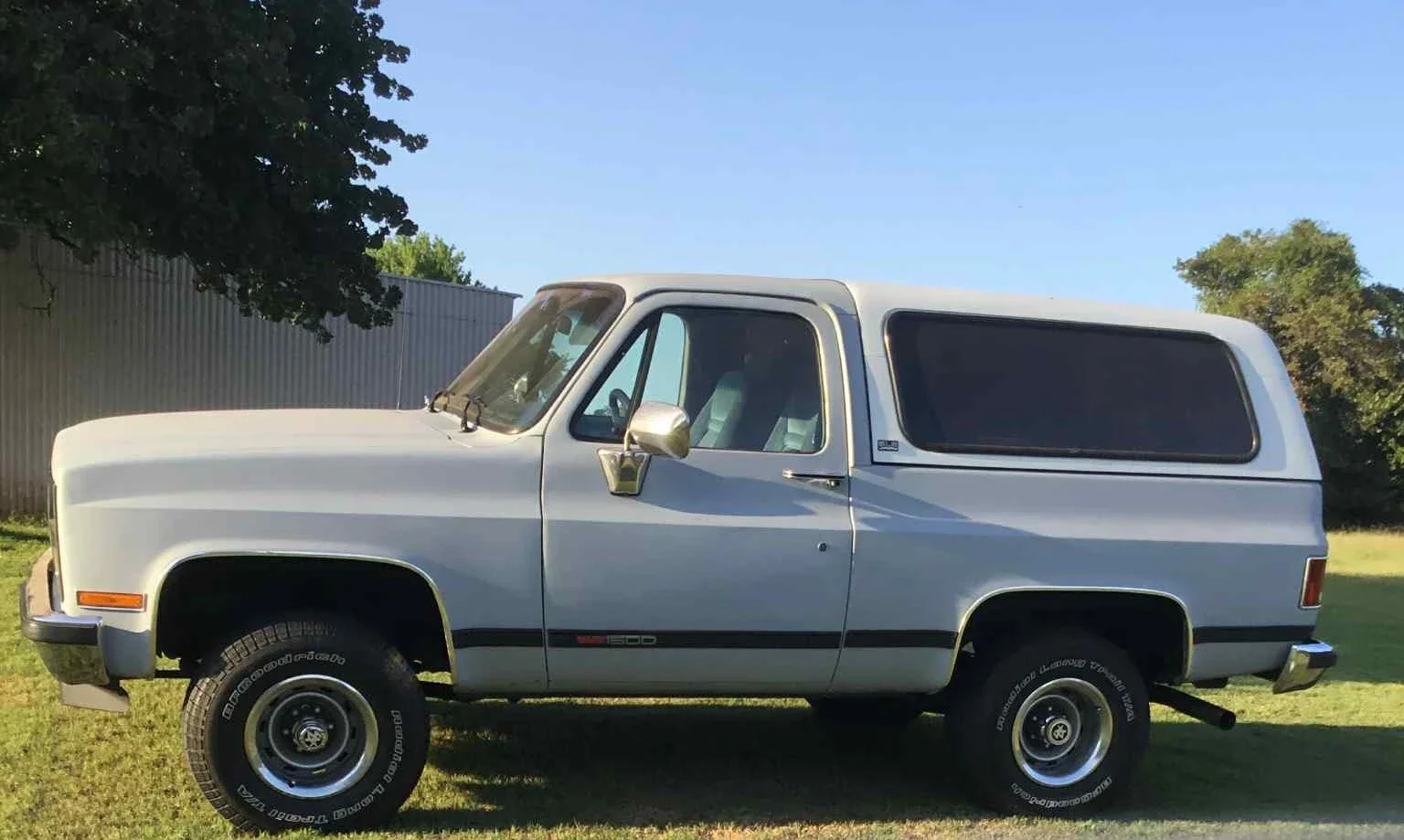 Gmc-Jimmy-4wd-2-door-1989-Gray-Blue