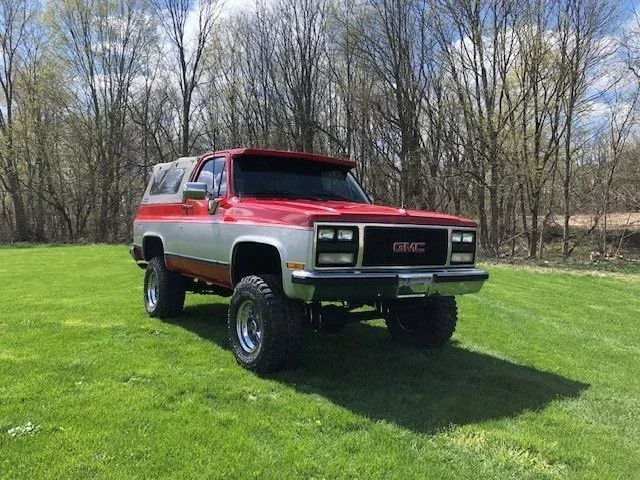 Gmc-Jimmy-4wd-2-door-1989-Red-Gray-2