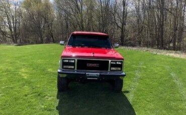 Gmc-Jimmy-4wd-2-door-1989-Red-Gray