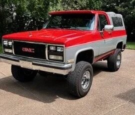 Gmc-Jimmy-4wd-2-door-1989-Red-Gray-4