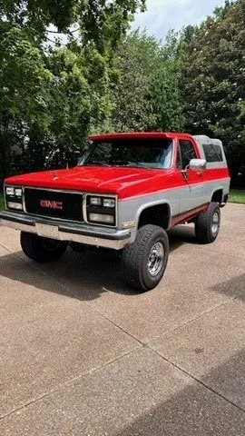 Gmc-Jimmy-4wd-2-door-1989-Red-Gray-4