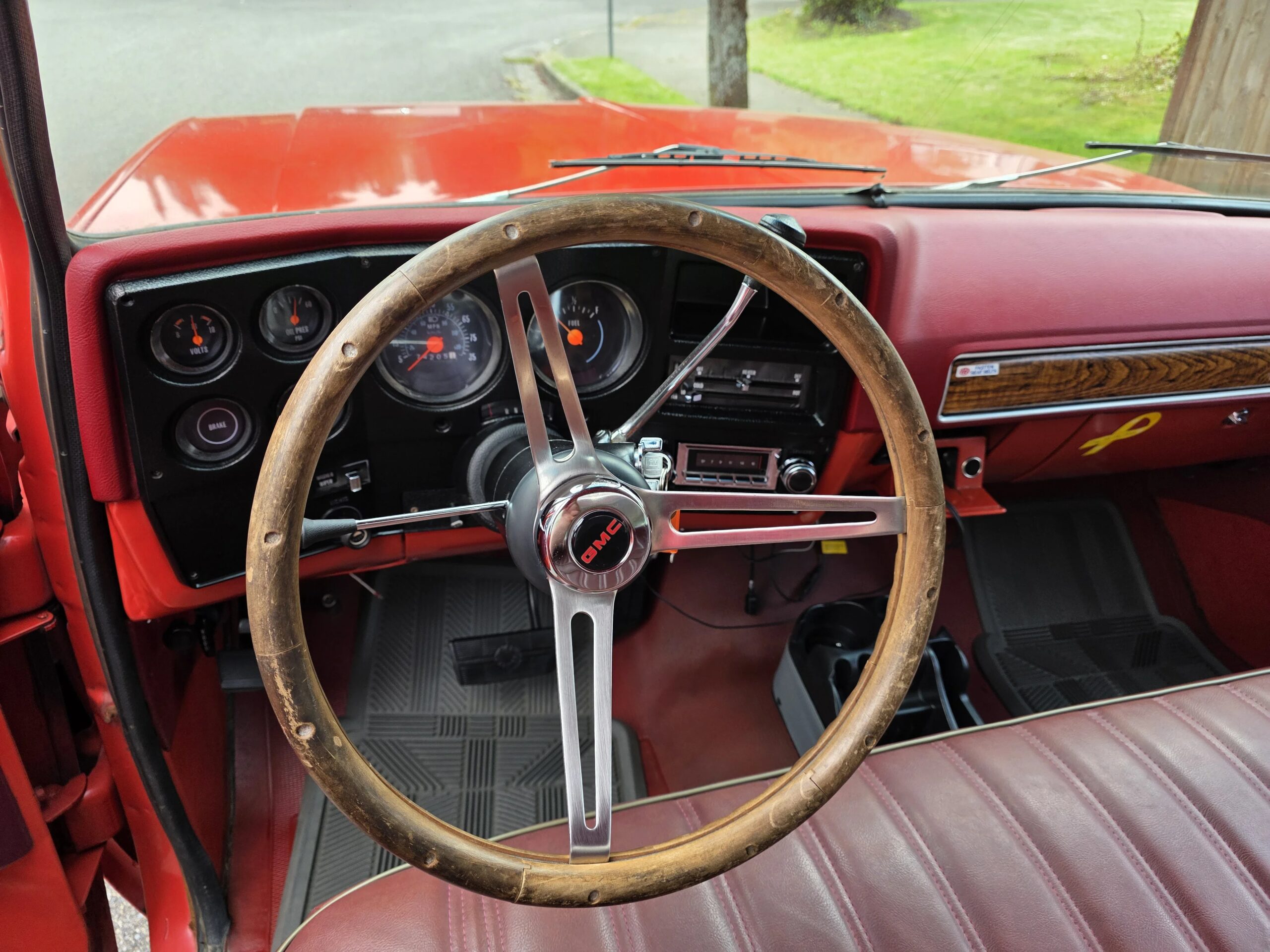Gmc-Pickup-1977-Red-Red