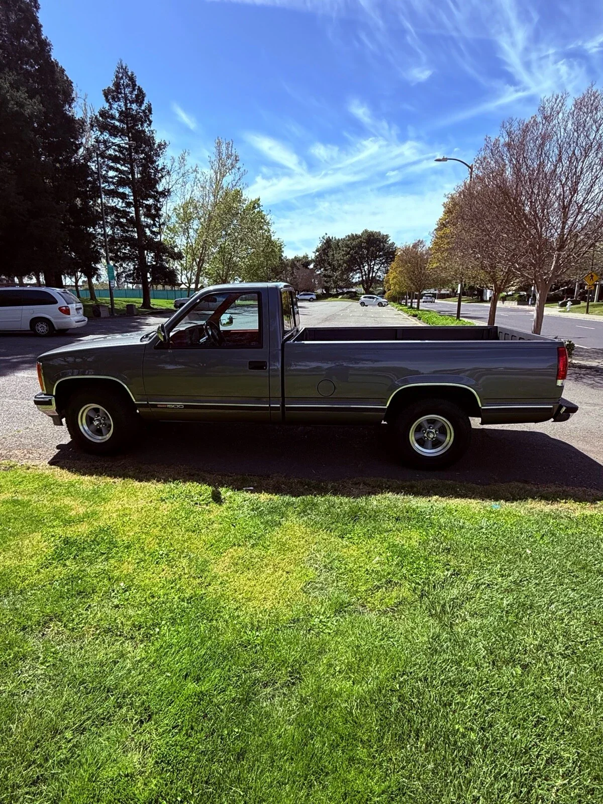 Gmc-Sierra-1500-2wd-regular-cab-1990-Gray-Red-13