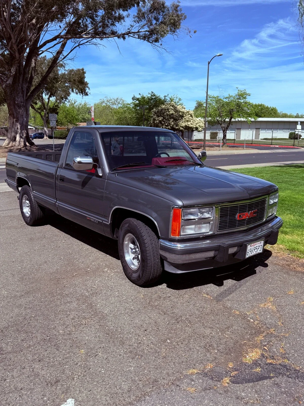 Gmc-Sierra-1500-2wd-regular-cab-1990-Gray-Red-29