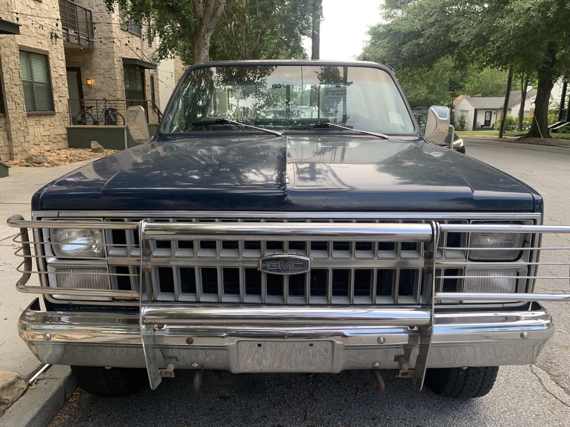 Gmc-Sierra-1500-4x4-regular-cab-1983-Blue-Blue-4