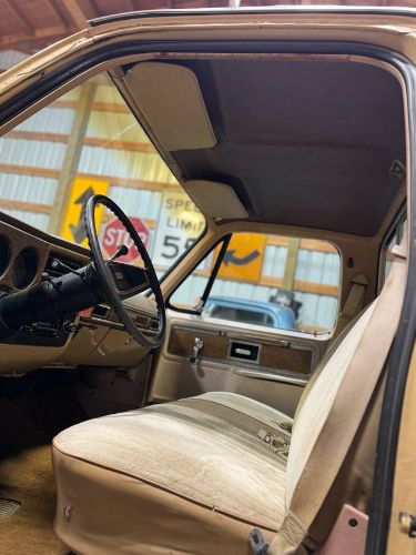 Gmc-Sierra-1977-Yellow-Custom-Leather-7
