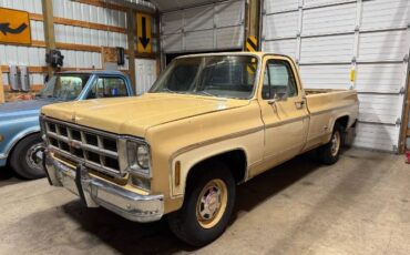 Gmc-Sierra-1977-Yellow-Custom-Leather-8