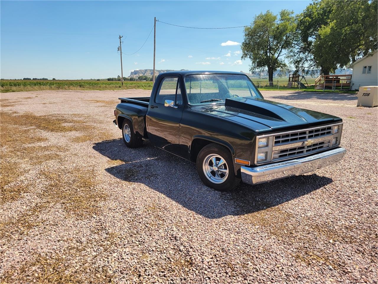 Gmc-Sierra-1987-Black-metallic-Gray-11
