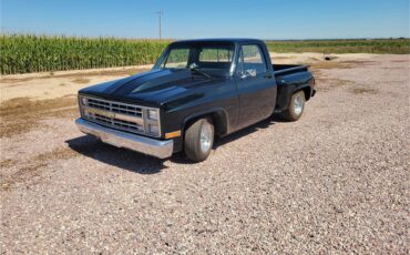 Gmc-Sierra-1987-Black-metallic-Gray-7