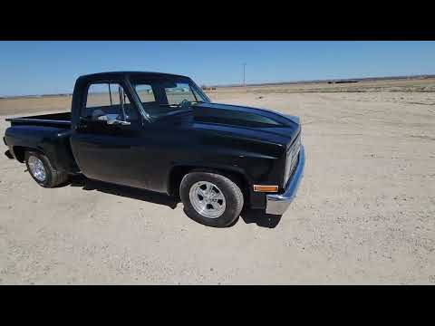 Gmc-Sierra-1987-Black-metallic-Gray