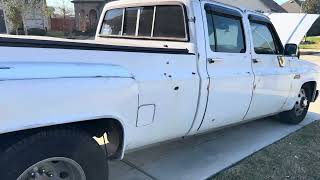 Gmc-Sierra-3500-2wd-crew-cab-1986-Off-White-Tan-1