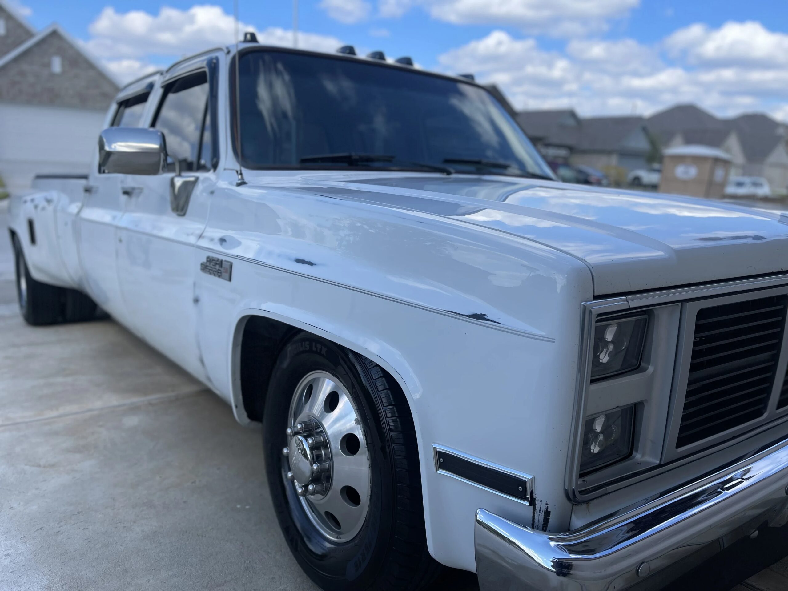 Gmc-Sierra-3500-2wd-crew-cab-1986-Off-White-Tan-14