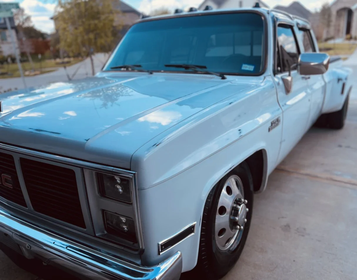 Gmc-Sierra-3500-2wd-crew-cab-1986-Off-White-Tan-17
