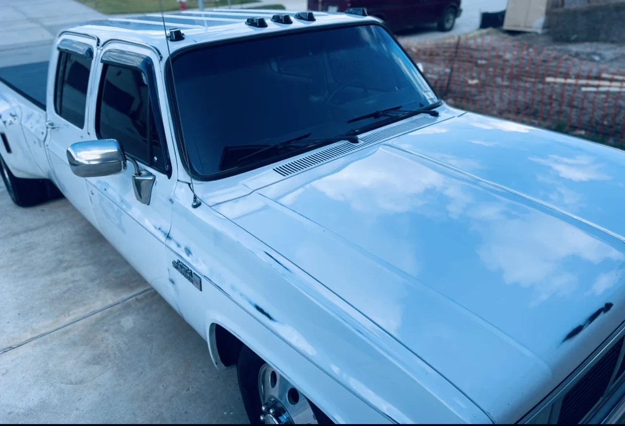 Gmc-Sierra-3500-2wd-crew-cab-1986-Off-White-Tan-18