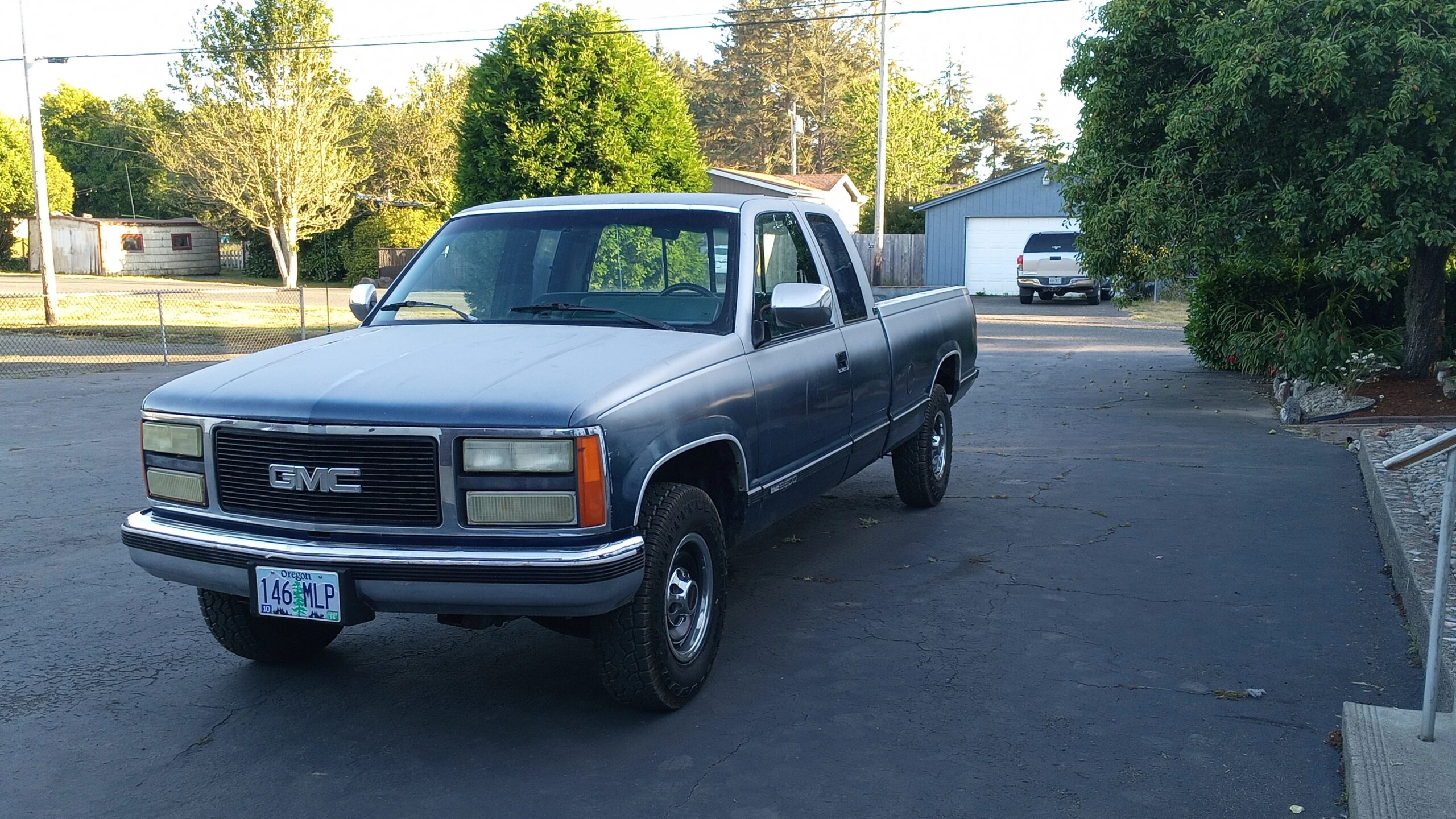 Gmc-Sierra-3500-2wd-extended-cab-1990-Blue-Blue-1