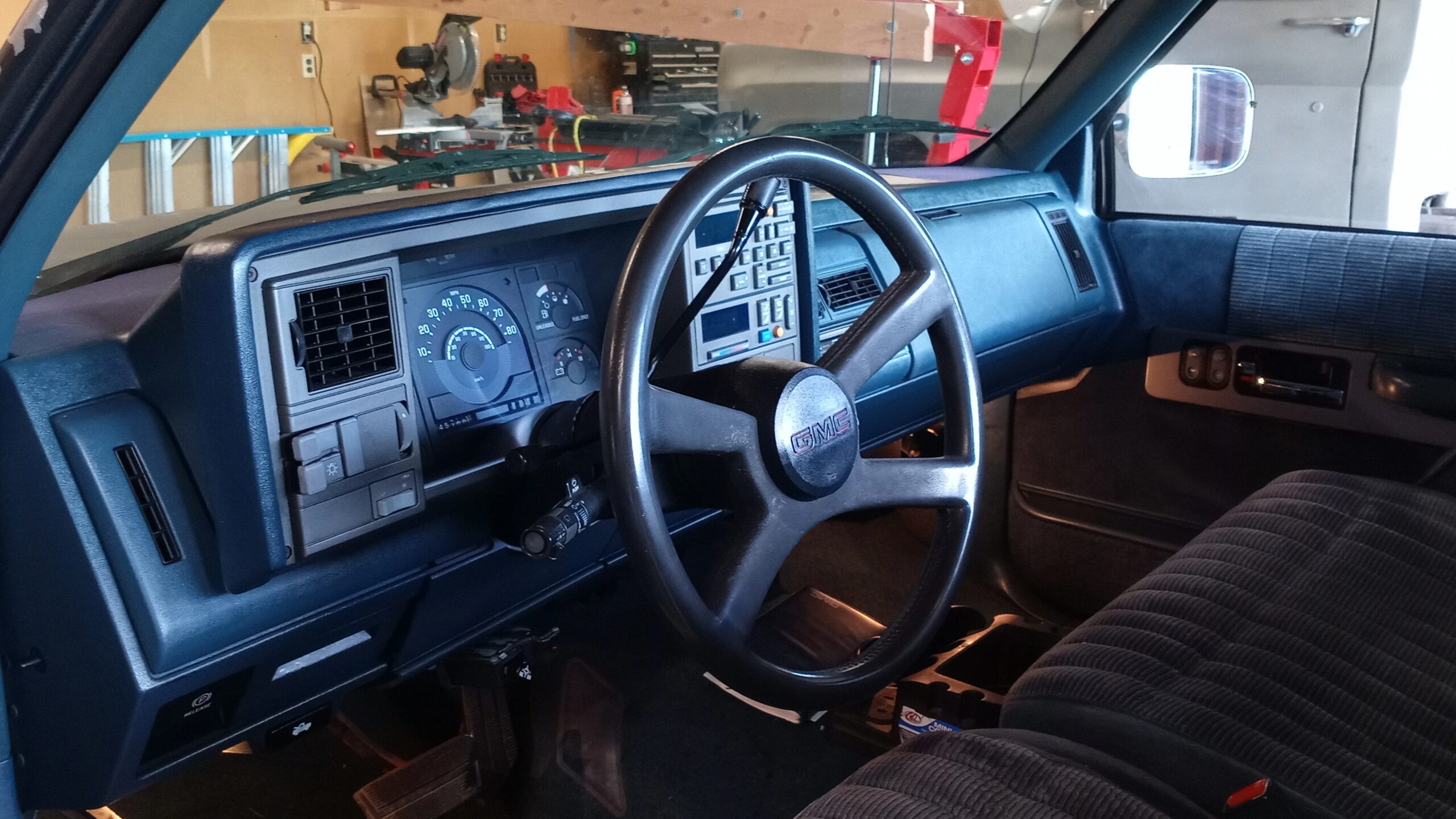 Gmc-Sierra-3500-2wd-extended-cab-1990-Blue-Blue-2
