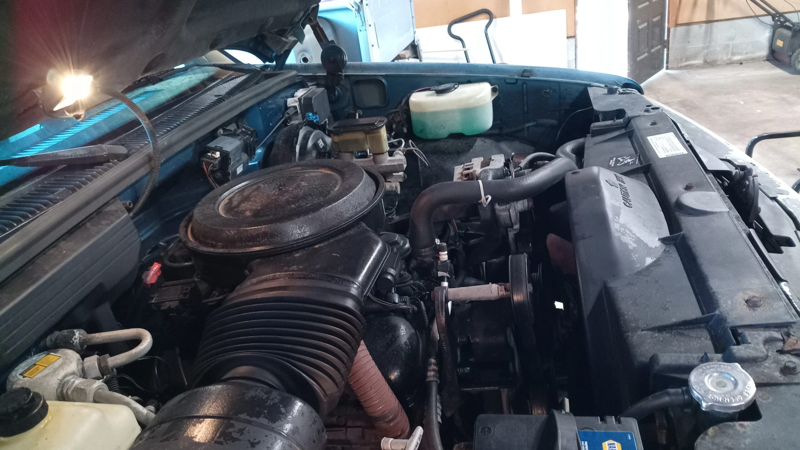 Gmc-Sierra-3500-2wd-extended-cab-1990-Blue-Blue-26
