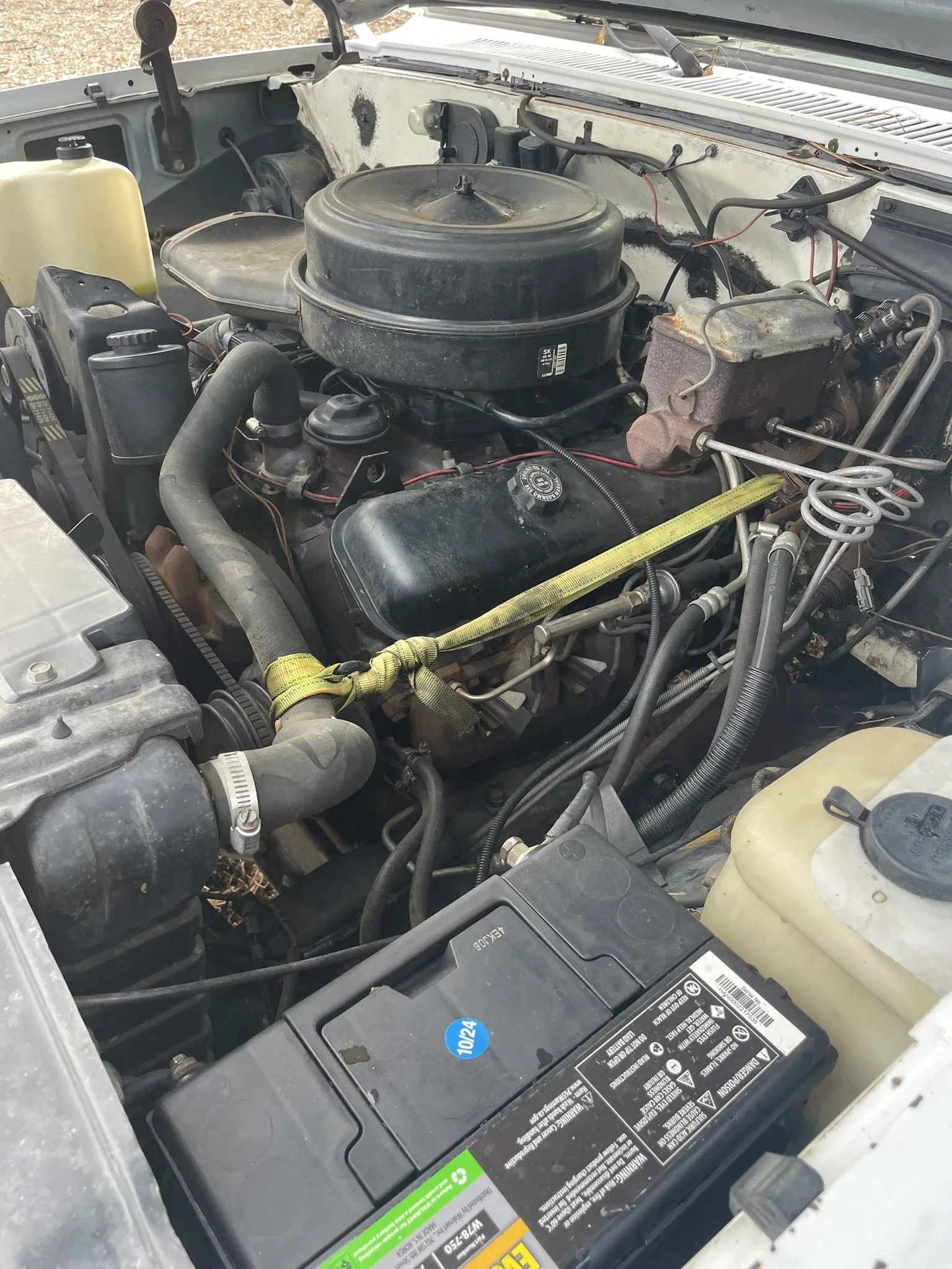 Gmc-Sierra-3500-2wd-regular-cab-1989-White-Tan-11