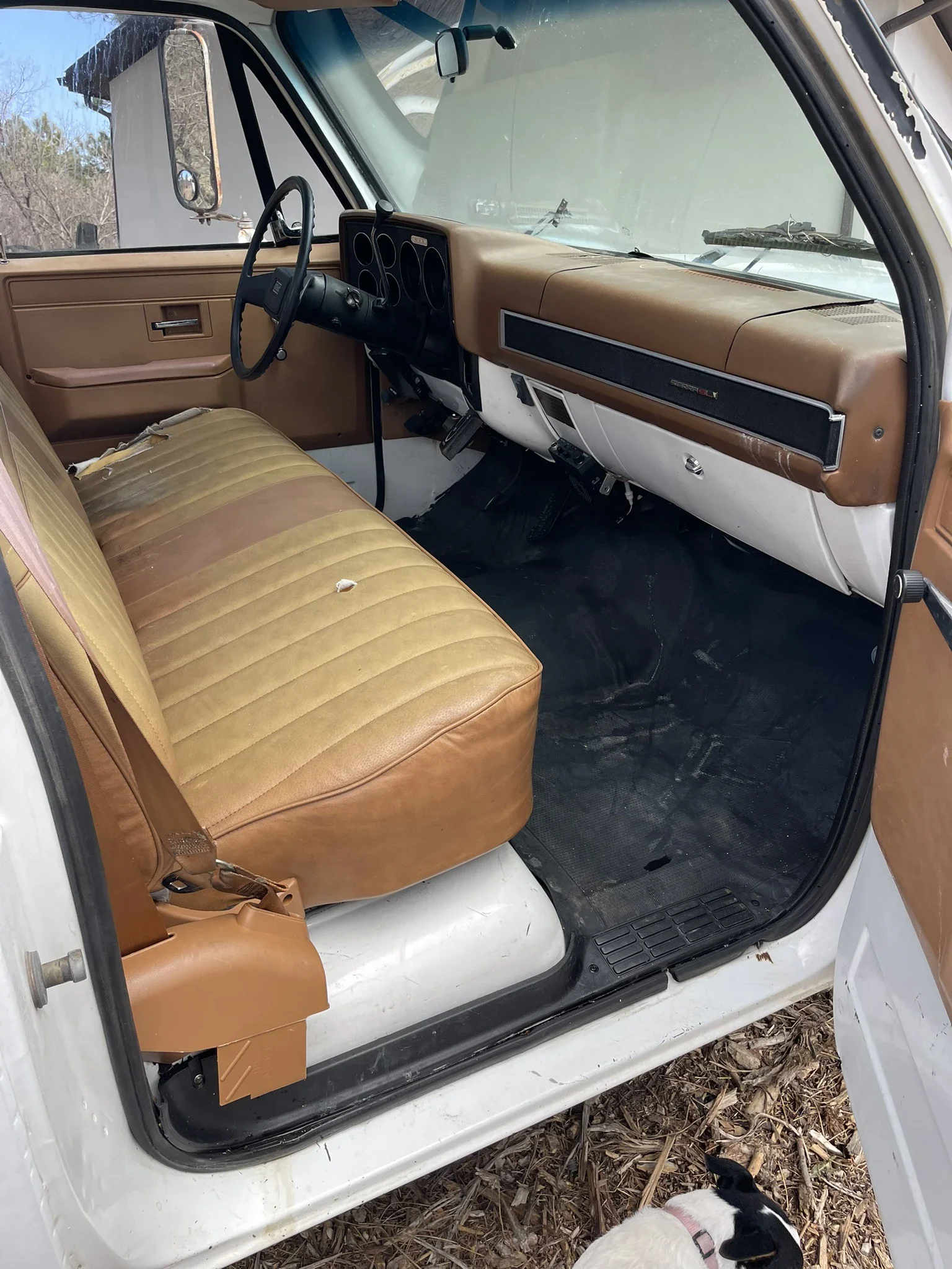 Gmc-Sierra-3500-2wd-regular-cab-1989-White-Tan-6