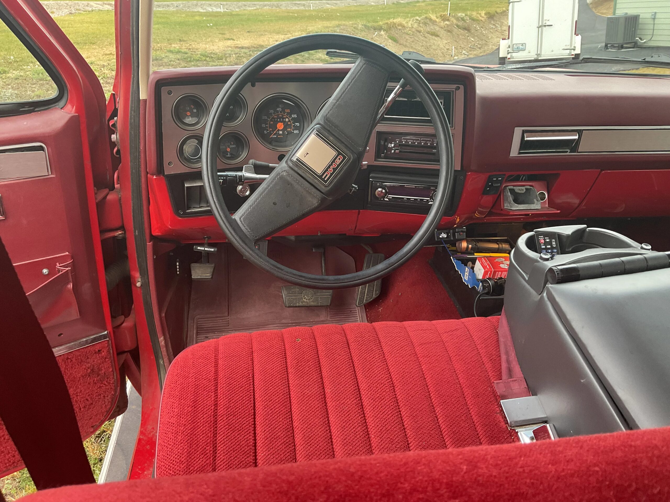 Gmc-Sierra-3500-4x4-crew-cab-1990-Red-Red-10