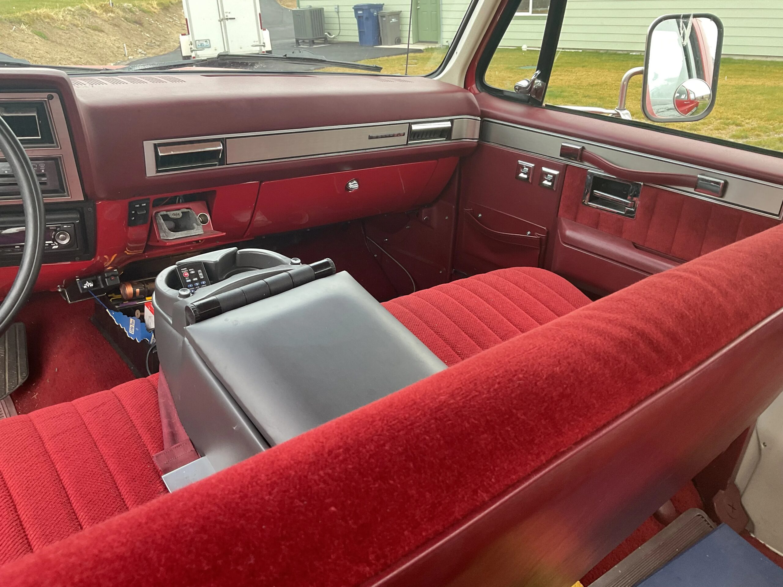 Gmc-Sierra-3500-4x4-crew-cab-1990-Red-Red-3
