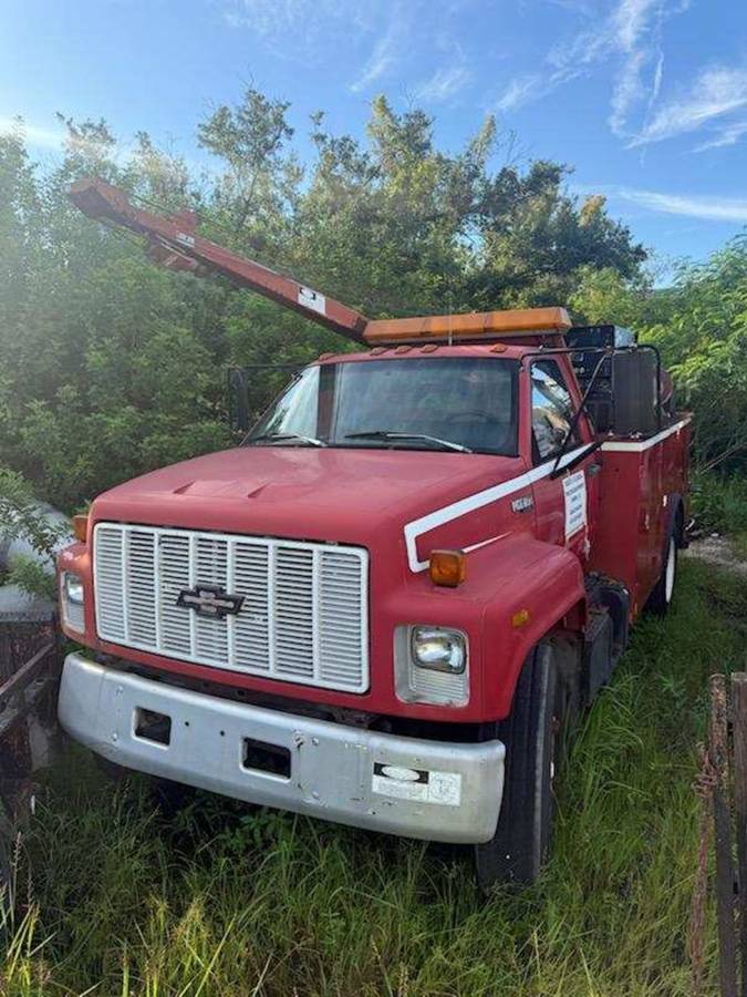 Gmc-service-truck-diesel-1993-red