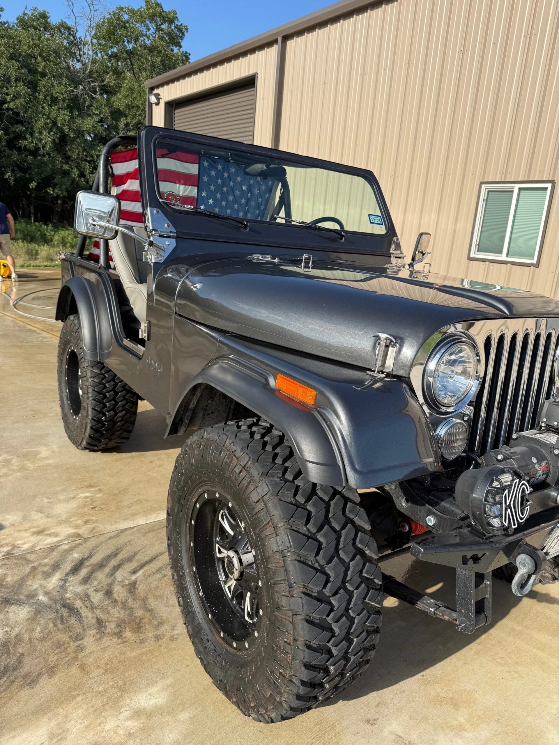 Jeep-Cj-5-1976-Gray-Gray-17