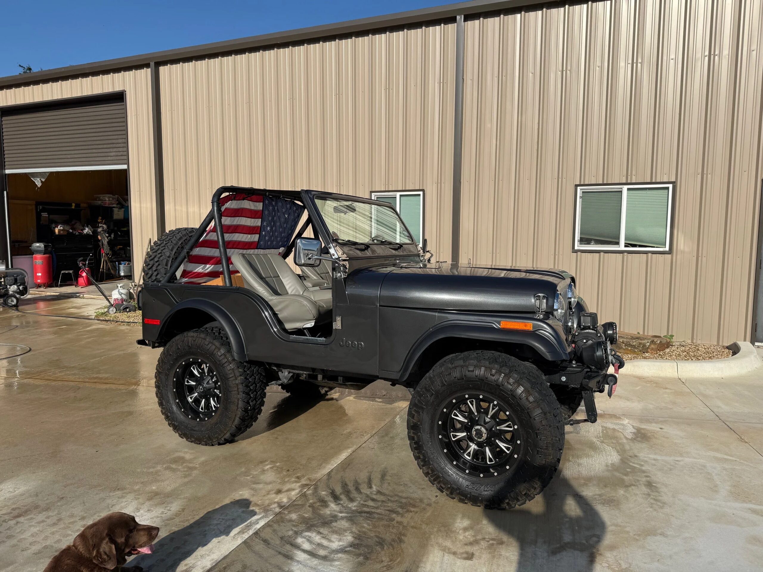 Jeep-Cj-5-1976-Gray-Gray-8