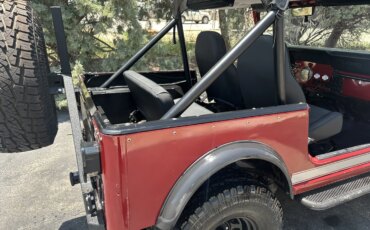 Jeep-Cj-5-1980-Burgundy-Black