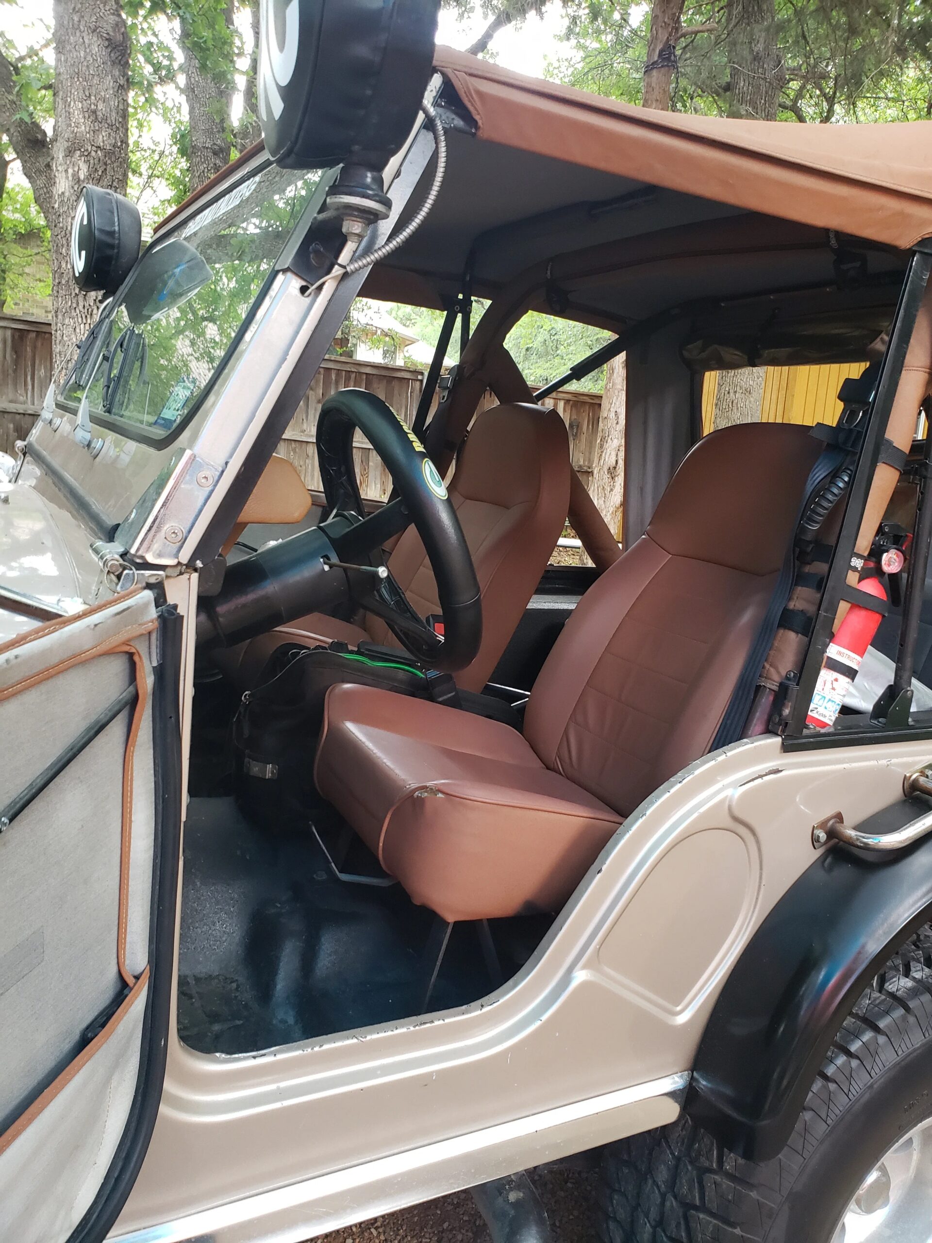 Jeep-Cj-5-1981-Gold-Brown-13