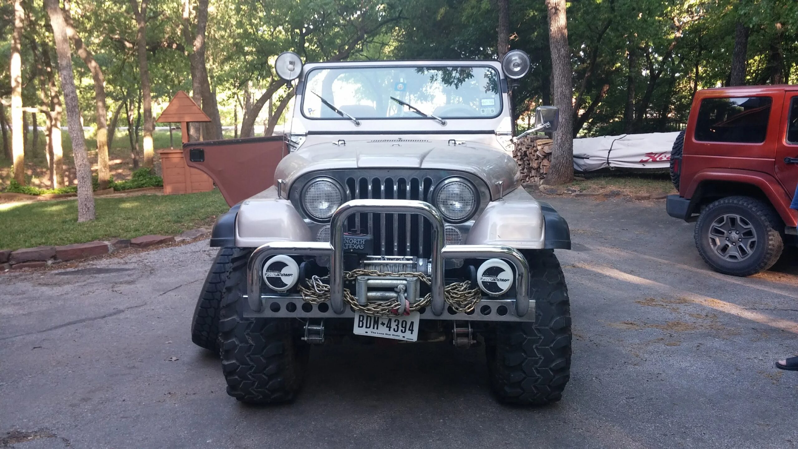 Jeep-Cj-5-1981-Gold-Brown-8