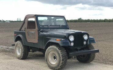 Jeep-Cj-7-1980-Green-Tan-5