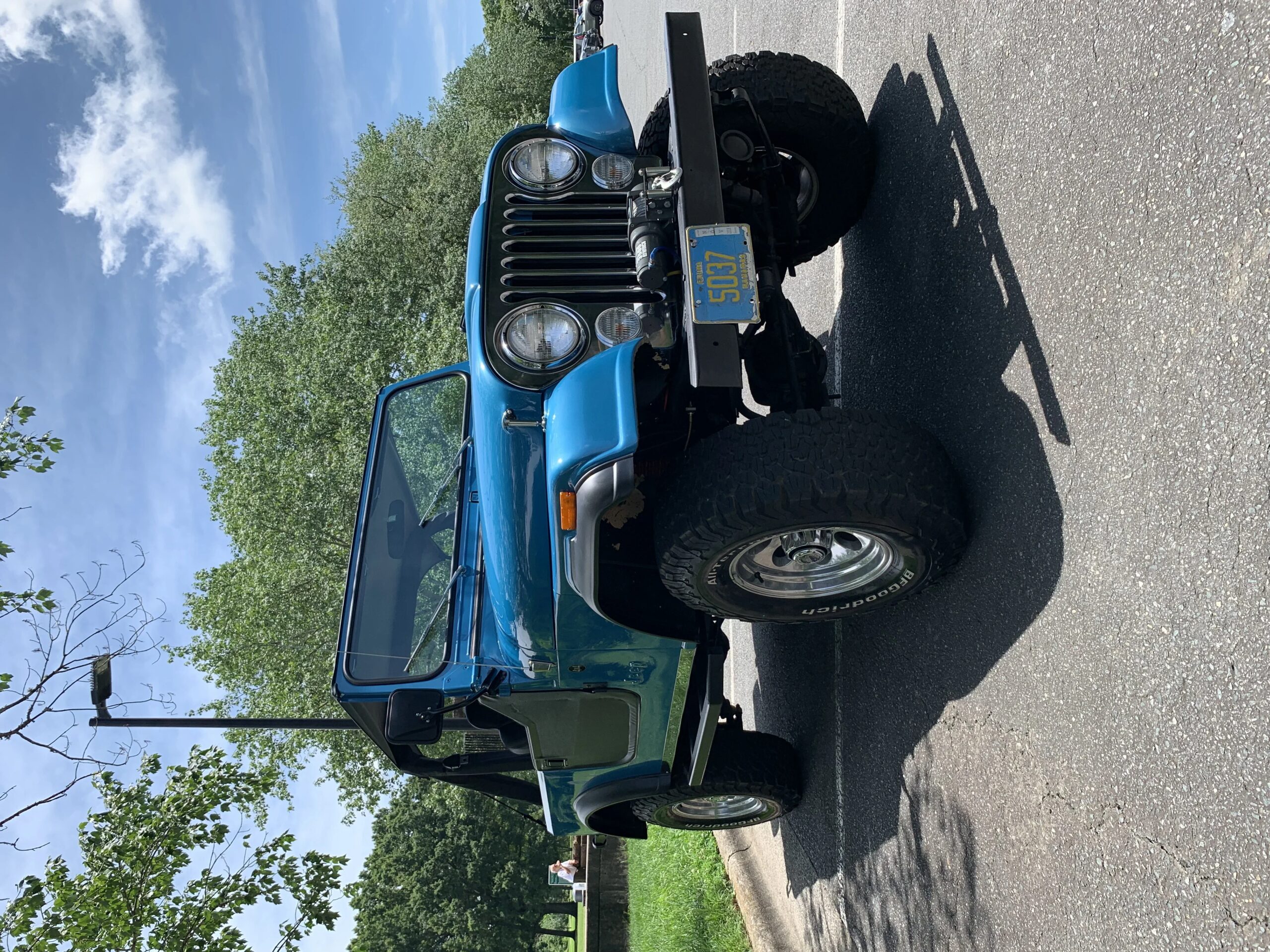 Jeep-Cj-7-renegade-1982-Blue-Blue