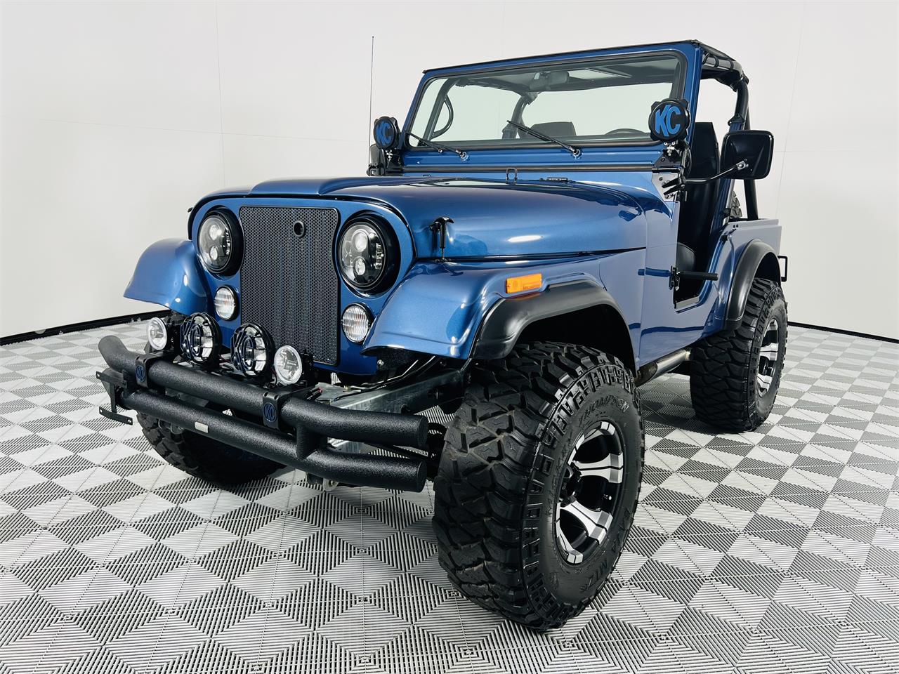 Jeep-Cj5-1981-Blue-Black-1