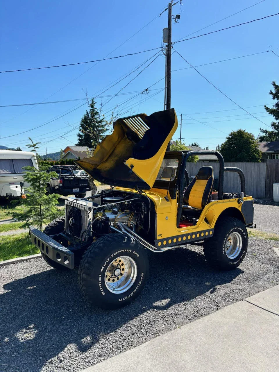 Jeep-Custom-1954-Yellow-Black-6