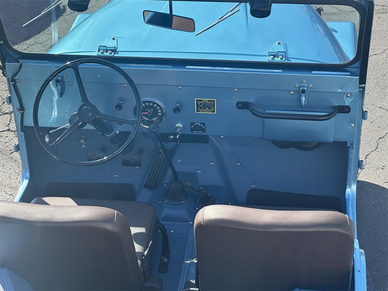 Jeep-Willys-1955-Blue-Tan-49