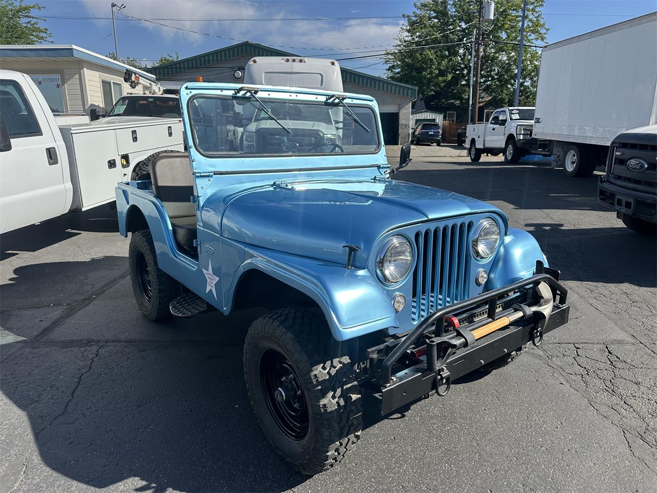 Jeep-Willys-1955-Blue-Tan-6