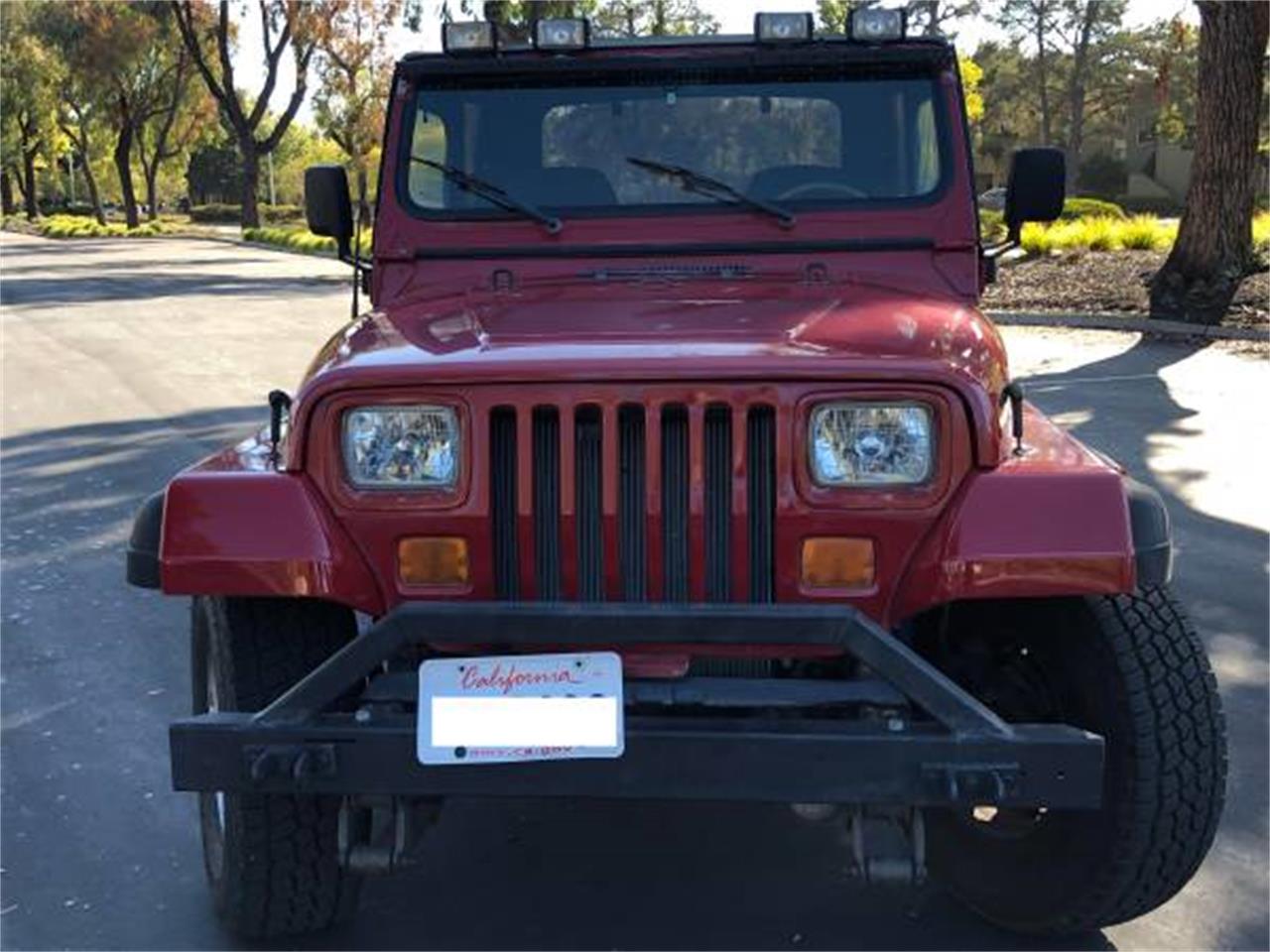 Jeep-Wrangler-1988-Red-Black-1