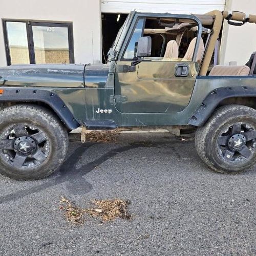 Jeep-Wrangler-1994-Green-Beige