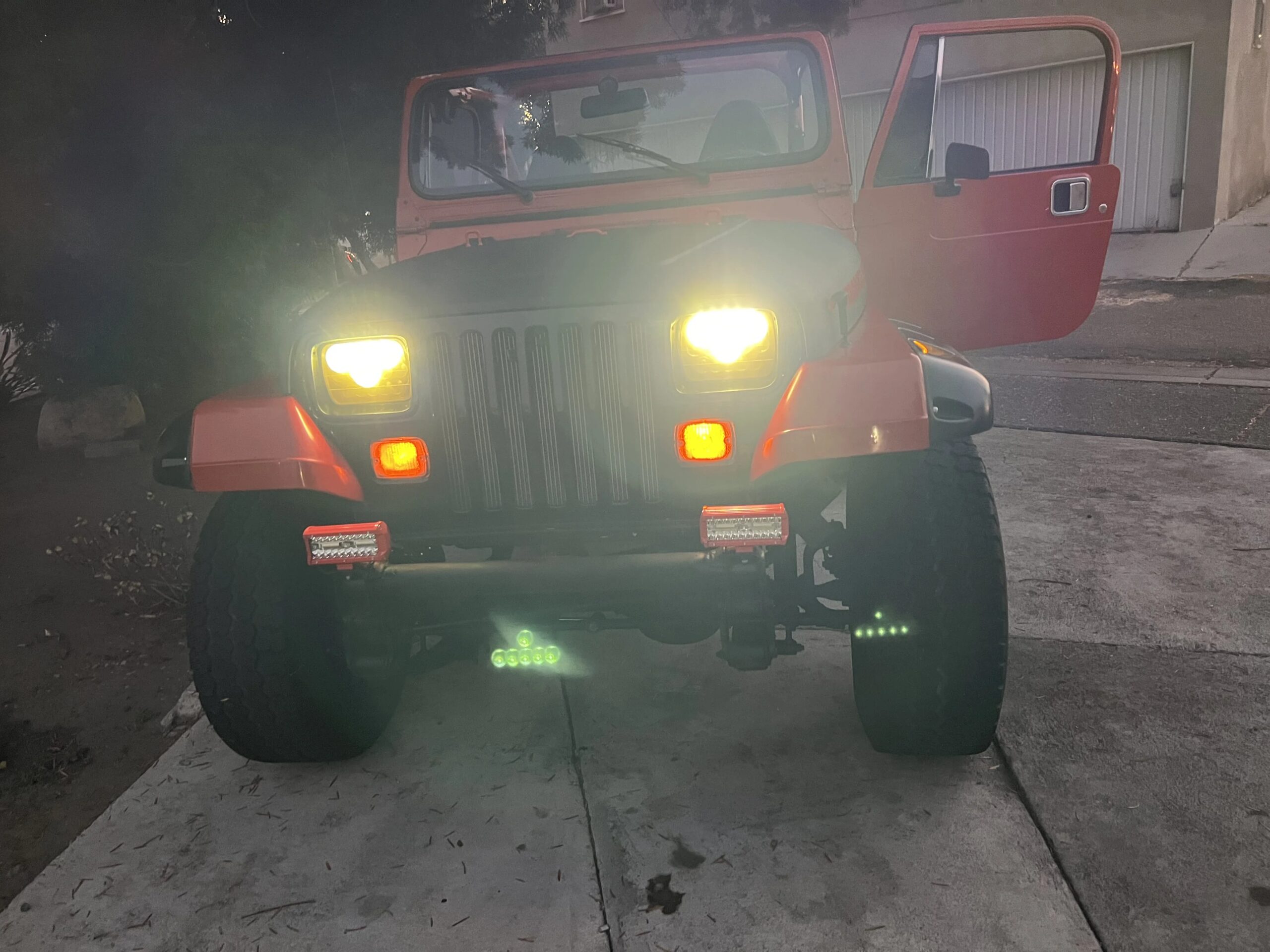 Jeep-Wrangler-4wd-1990-Red-Red-13