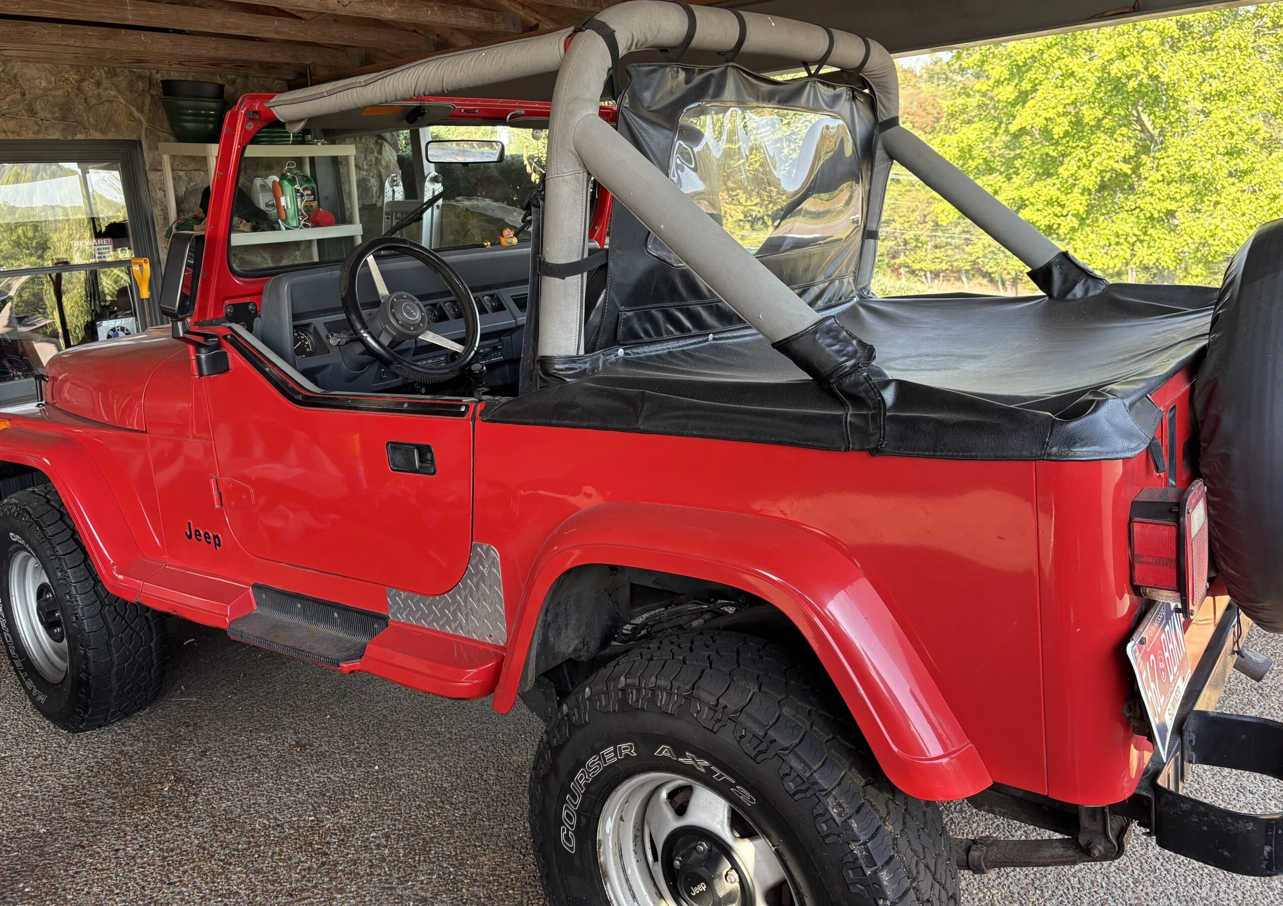 Jeep-Wrangler-4wd-islander-1989-Red-Black-6