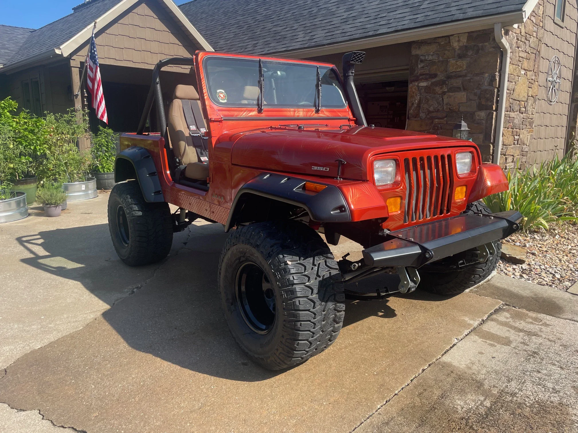 Jeep-Wrangler-4wd-islander-1991-Orange-Tan-2
