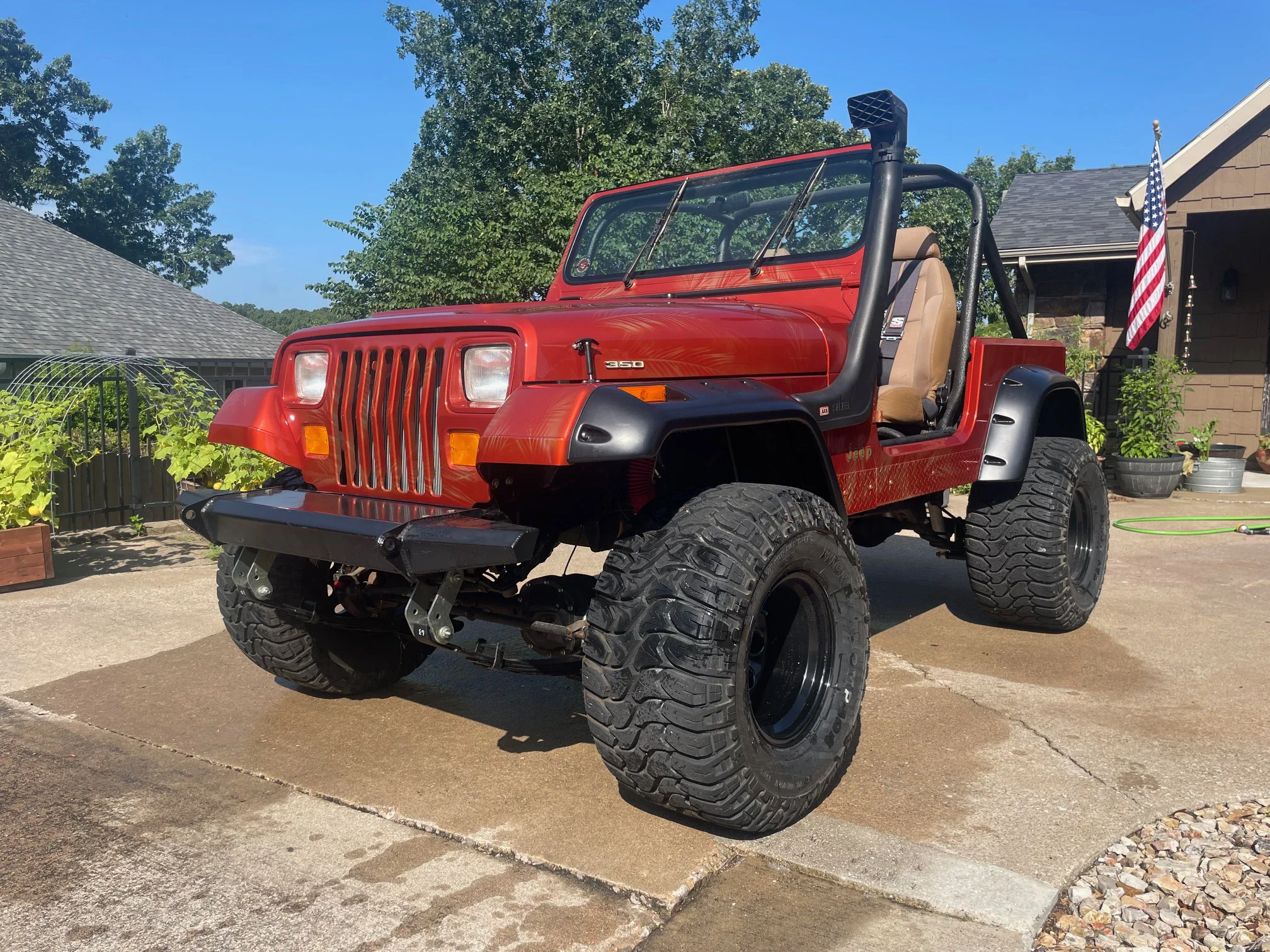 Jeep-Wrangler-4wd-islander-1991-Orange-Tan