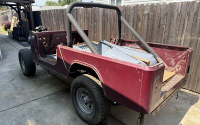 Jeep cj-8 scrambler open body with extra duty susp 1981